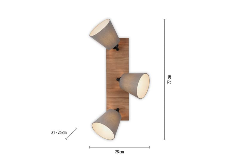 Michel Just Light Taklampa - Wood - Belysning & el - Inomhusbelysning & lampor - Sovrumslampa - Taklampa sovrum