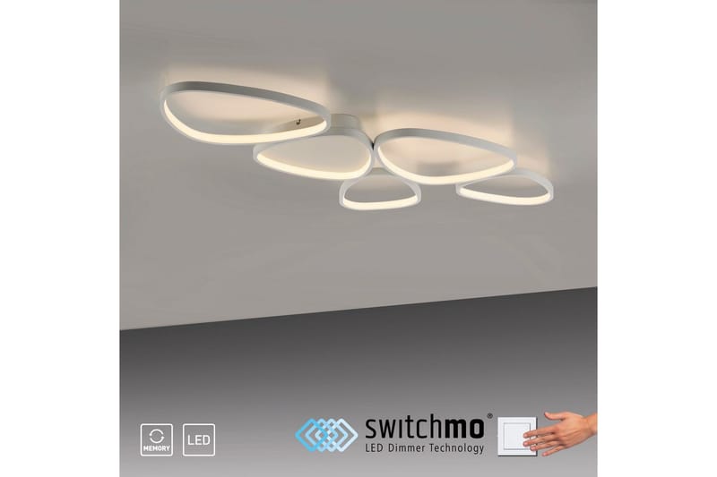 Pebbles Just Light Taklampa - White - Belysning & el - Inomhusbelysning & lampor - Sovrumslampa - Taklampa sovrum