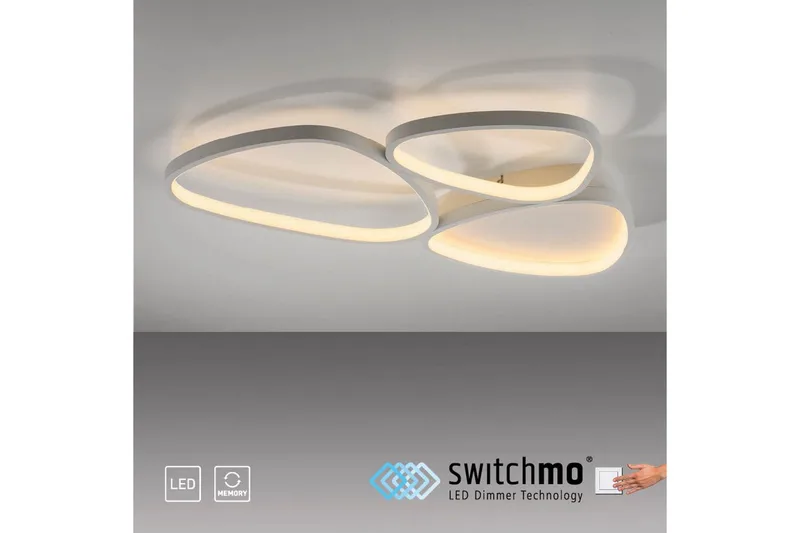 Pebbles Just Light Taklampa - White - Belysning & el - Inomhusbelysning & lampor - Sovrumslampa - Taklampa sovrum