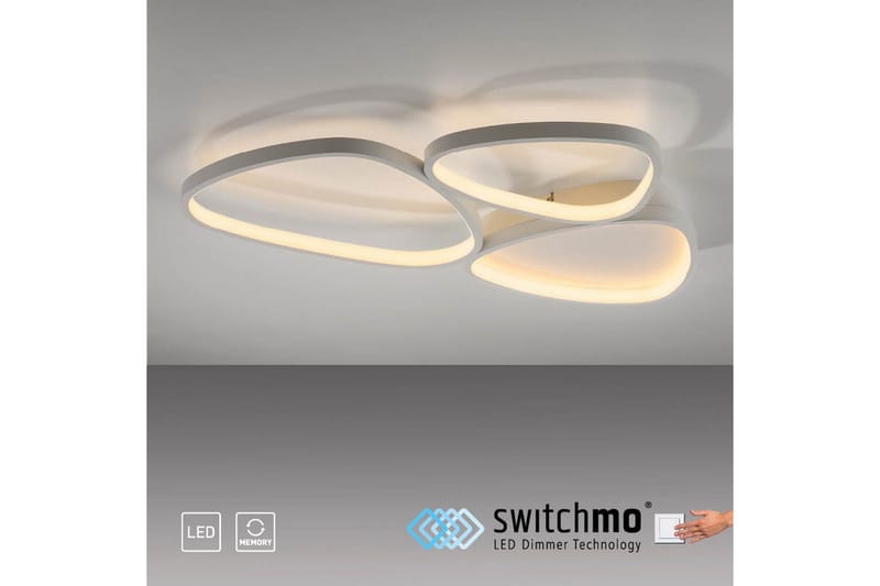 Pebbles Just Light Taklampa - White - Belysning & el - Inomhusbelysning & lampor - Sovrumslampa - Taklampa sovrum