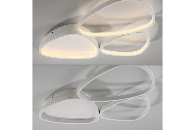 Pebbles Just Light Taklampa - White - Belysning & el - Inomhusbelysning & lampor - Sovrumslampa - Taklampa sovrum