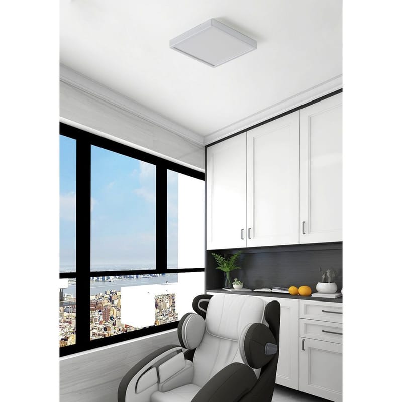 Plafond Argolis 285x285 mm - Vit - Belysning & el - Inomhusbelysning & lampor - Sovrumslampa - Taklampa sovrum