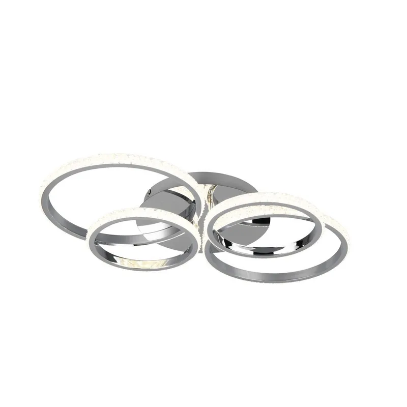 Plafond Cires - Krom - Belysning & el - Inomhusbelysning & lampor - Sovrumslampa - Taklampa sovrum