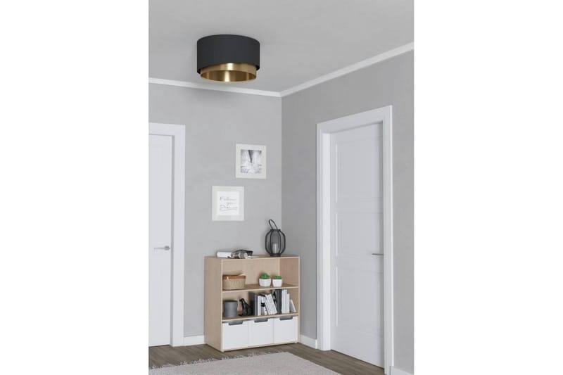 Plafond Eglo Manderline Svart/Mässing - Belysning & el - Inomhusbelysning & lampor - Sovrumslampa - Taklampa sovrum