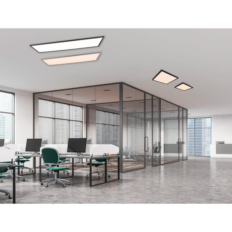 Plafond Gamma - 119x29 cm, Mattsvart - Belysning & el - Inomhusbelysning & lampor - Sovrumslampa - Taklampa sovrum