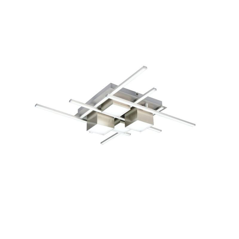 Plafond Roger - Borstad stål - Belysning & el - Inomhusbelysning & lampor - Sovrumslampa - Taklampa sovrum