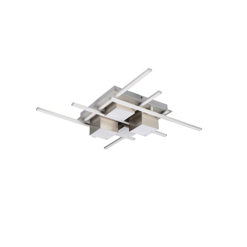 Plafond Roger - Borstad stål - Belysning & el - Inomhusbelysning & lampor - Sovrumslampa - Taklampa sovrum