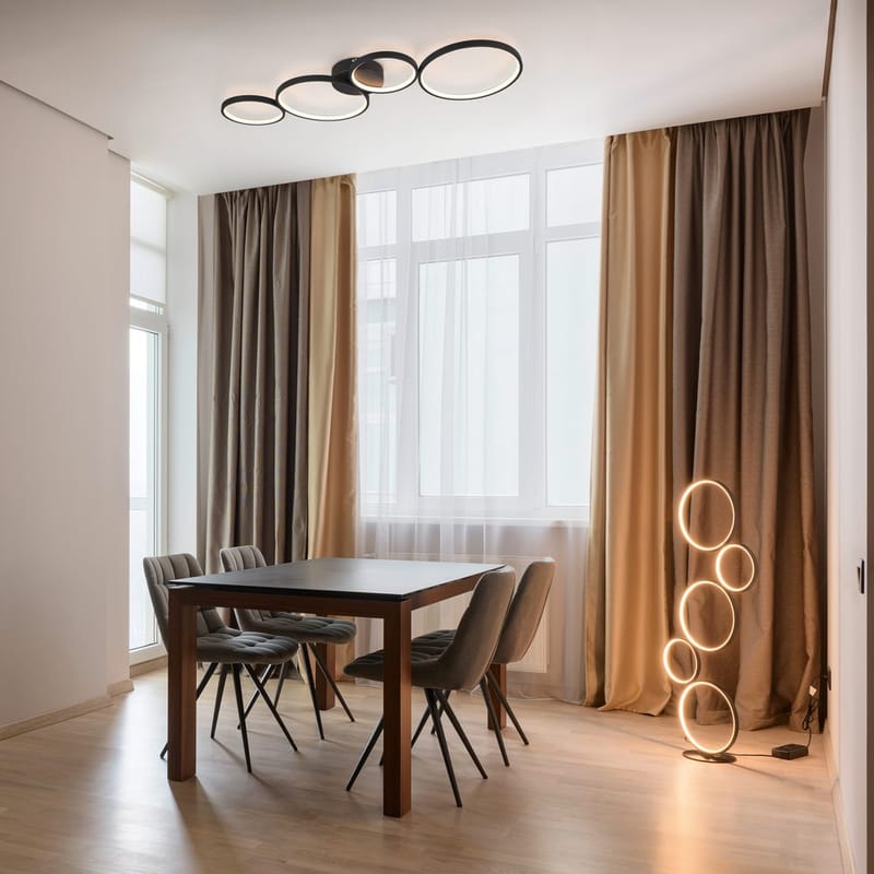 Plafond Rondo - Mattsvart - Belysning & el - Inomhusbelysning & lampor - Sovrumslampa - Taklampa sovrum