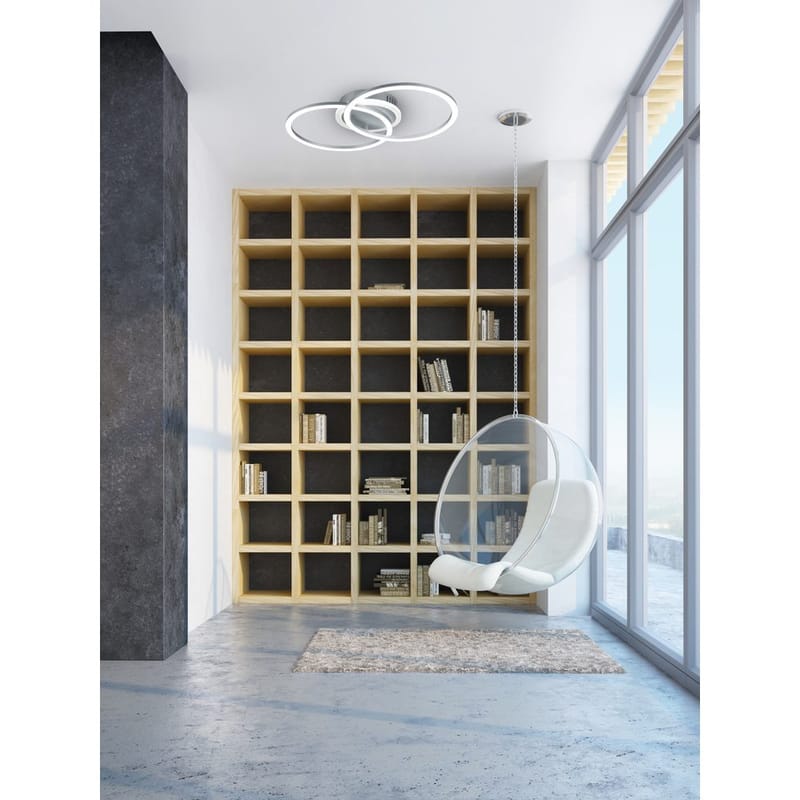 Plafond Venida - Rund, Grå - Belysning & el - Inomhusbelysning & lampor - Sovrumslampa - Taklampa sovrum