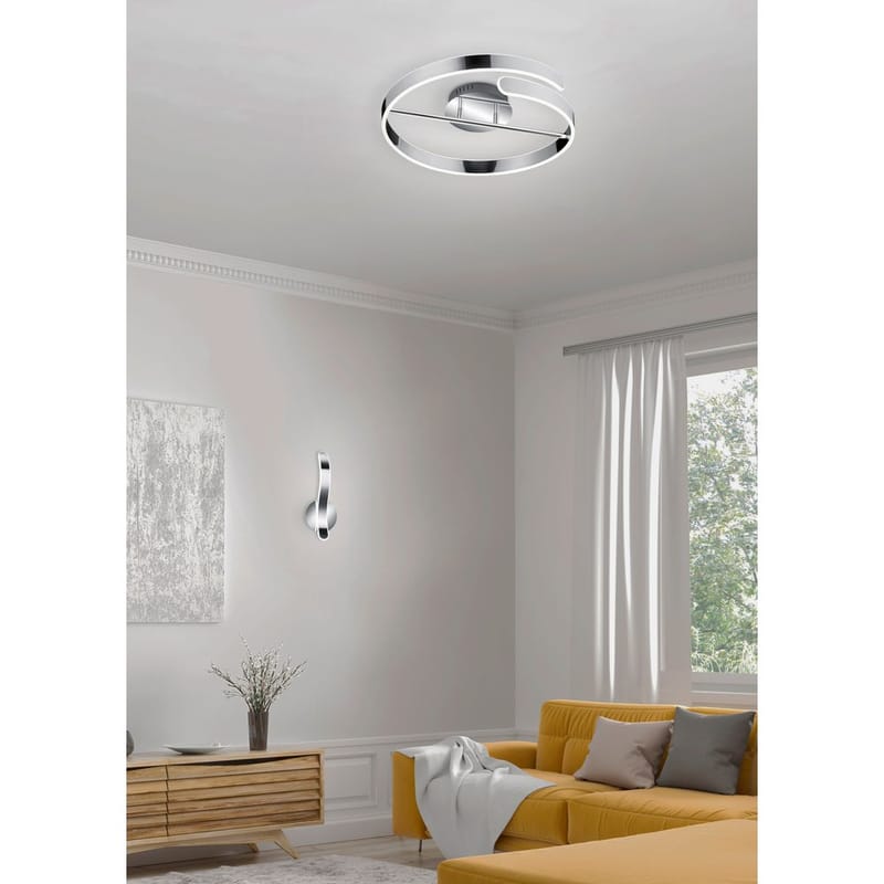 Plafond Parma - Krom - Belysning & el - Inomhusbelysning & lampor - Sovrumslampa - Taklampa sovrum