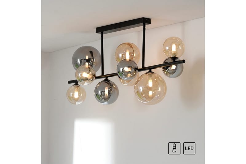 Popsicle Paul Neuhaus Taklampa - Black - Belysning & el - Inomhusbelysning & lampor - Sovrumslampa - Taklampa sovrum