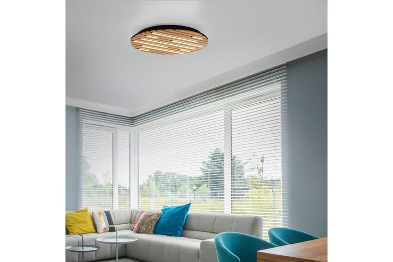 Q-Akustik Paul Neuhaus Vägg/taklampa - Wood - Belysning & el - Inomhusbelysning & lampor - Sovrumslampa - Taklampa sovrum