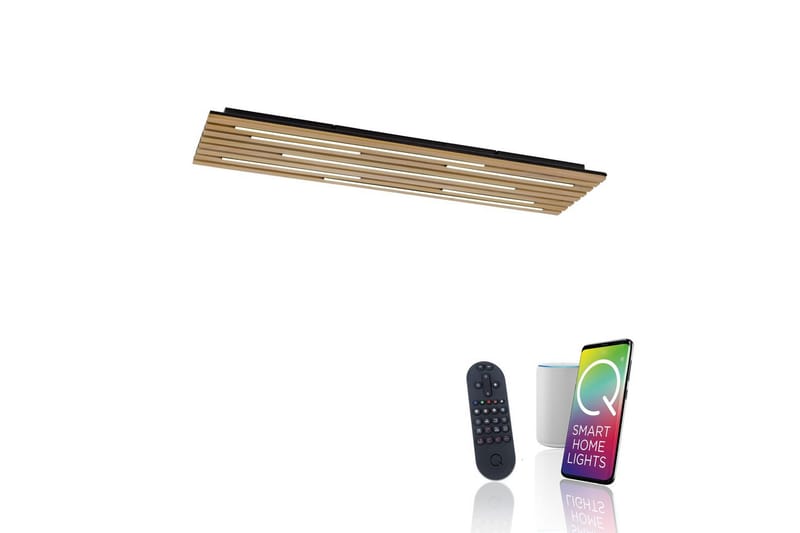 Q-Akustik Paul Neuhaus Vägg/taklampa - Wood - Belysning & el - Inomhusbelysning & lampor - Sovrumslampa - Taklampa sovrum