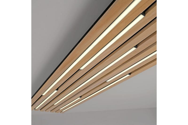 Q-Akustik Paul Neuhaus Vägg/taklampa - Wood - Belysning & el - Inomhusbelysning & lampor - Sovrumslampa - Taklampa sovrum