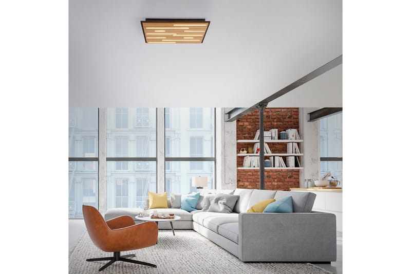 Q-Akustik Paul Neuhaus Vägg/taklampa - Wood - Belysning & el - Inomhusbelysning & lampor - Sovrumslampa - Taklampa sovrum