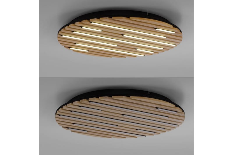 Q-Akustik Paul Neuhaus Vägg/taklampa - Wood - Belysning & el - Inomhusbelysning & lampor - Sovrumslampa - Taklampa sovrum