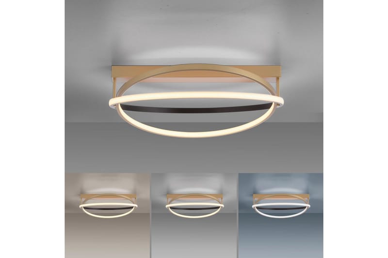 Q-Beluga Paul Neuhaus Taklampa - Brass - Belysning & el - Inomhusbelysning & lampor - Sovrumslampa - Taklampa sovrum