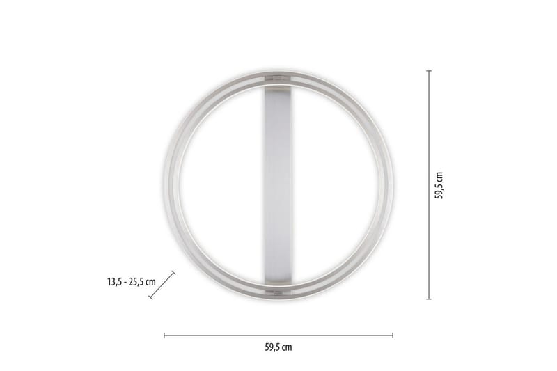 Q-Beluga Paul Neuhaus Taklampa - Grey - Belysning & el - Inomhusbelysning & lampor - Sovrumslampa - Taklampa sovrum