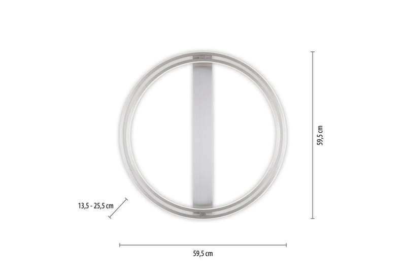 Q-Beluga Paul Neuhaus Taklampa - Grey - Belysning & el - Inomhusbelysning & lampor - Sovrumslampa - Taklampa sovrum
