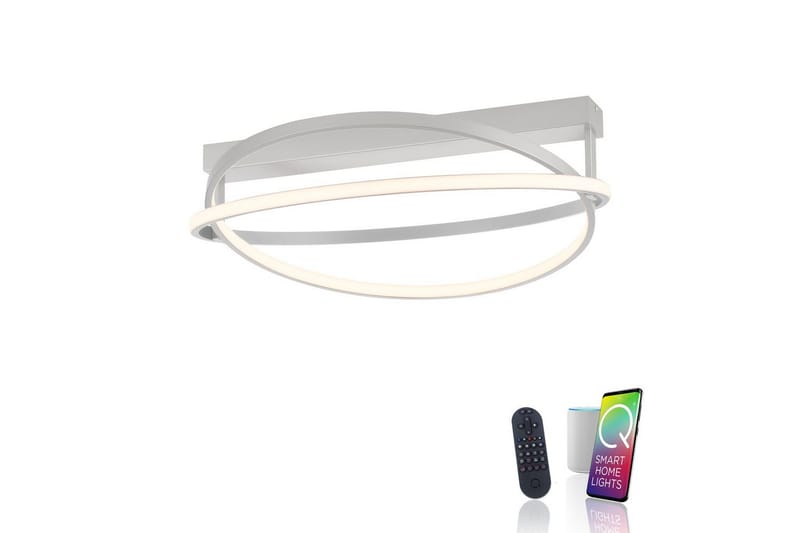 Q-Beluga Paul Neuhaus Taklampa - Grey - Belysning & el - Inomhusbelysning & lampor - Sovrumslampa - Taklampa sovrum