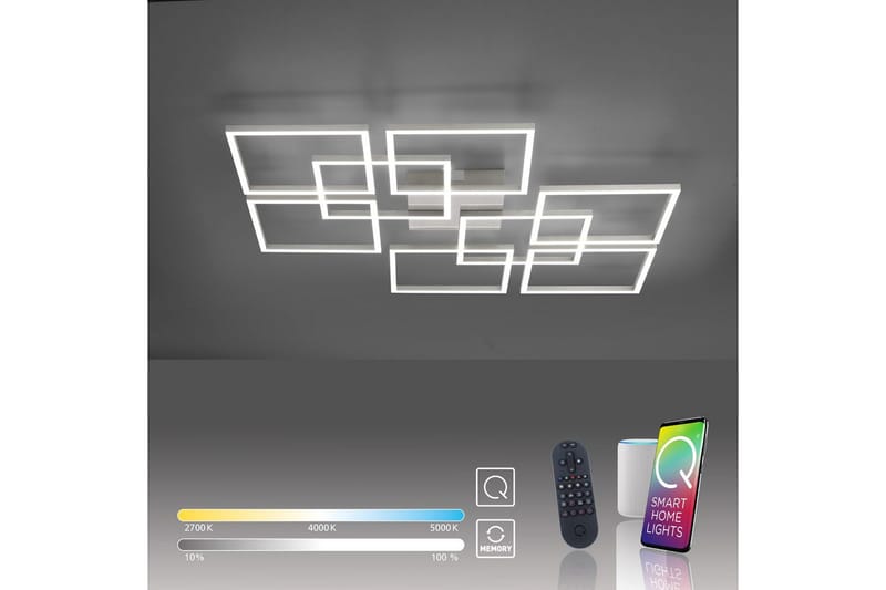 Q-Inigo Paul Neuhaus Taklampa - Grey - Belysning & el - Inomhusbelysning & lampor - Sovrumslampa - Taklampa sovrum