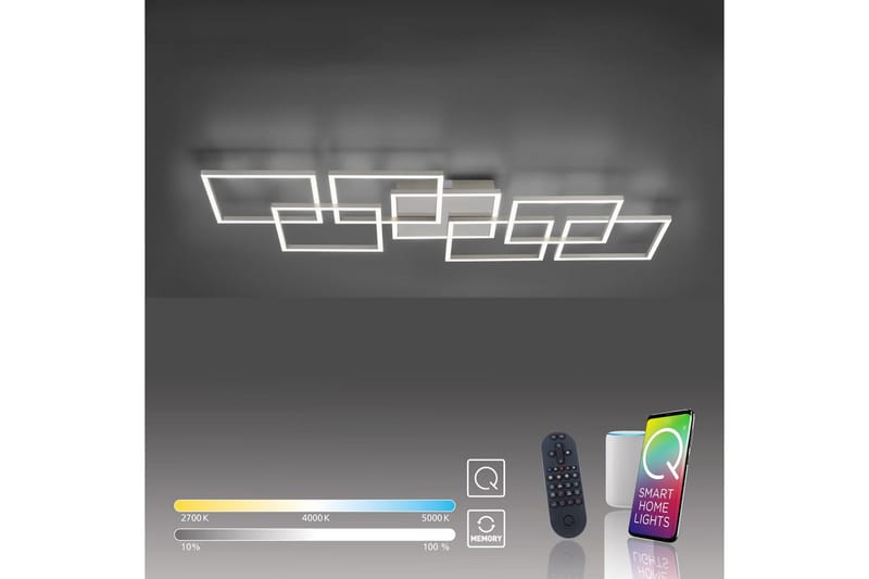 Q-Inigo Paul Neuhaus Taklampa - Grey - Belysning & el - Inomhusbelysning & lampor - Sovrumslampa - Taklampa sovrum