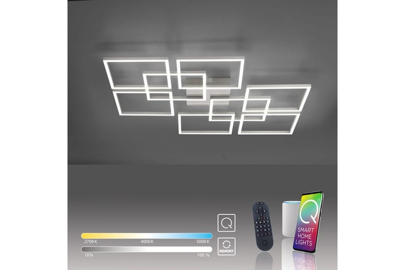 Q-Inigo Paul Neuhaus Taklampa - Grey - Belysning & el - Inomhusbelysning & lampor - Sovrumslampa - Taklampa sovrum