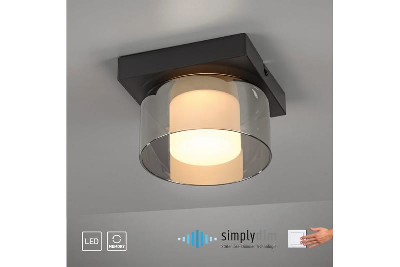 Rika Paul Neuhaus Taklampa - Black - Belysning & el - Inomhusbelysning & lampor - Sovrumslampa - Taklampa sovrum