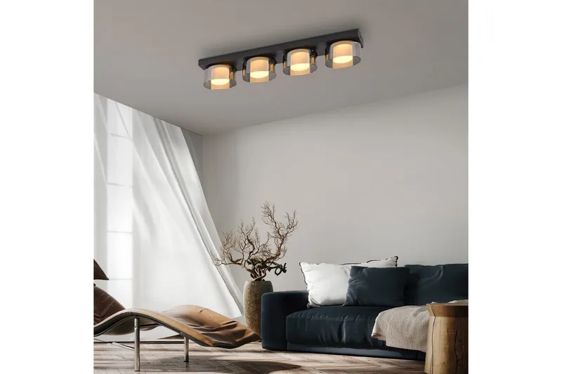 Rika Paul Neuhaus Taklampa - Black - Belysning & el - Inomhusbelysning & lampor - Sovrumslampa - Taklampa sovrum