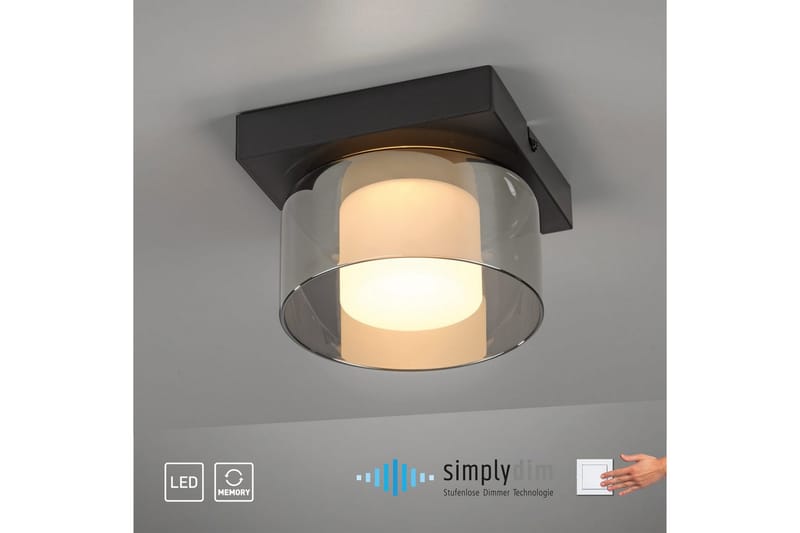 Rika Paul Neuhaus Taklampa - Black - Belysning & el - Inomhusbelysning & lampor - Sovrumslampa - Taklampa sovrum