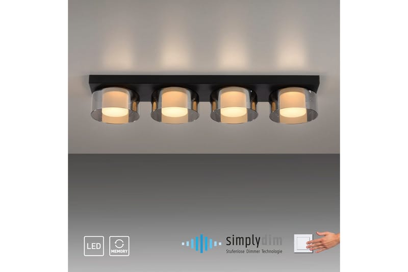 Rika Paul Neuhaus Taklampa - Black - Belysning & el - Inomhusbelysning & lampor - Sovrumslampa - Taklampa sovrum