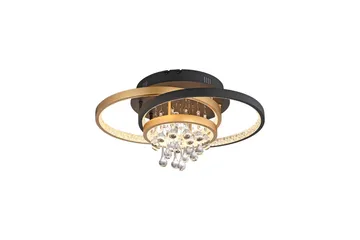 Rotazo Paul Neuhaus Taklampa - Black||Brass - Belysning & el - Inomhusbelysning & lampor - Sovrumslampa - Taklampa sovrum