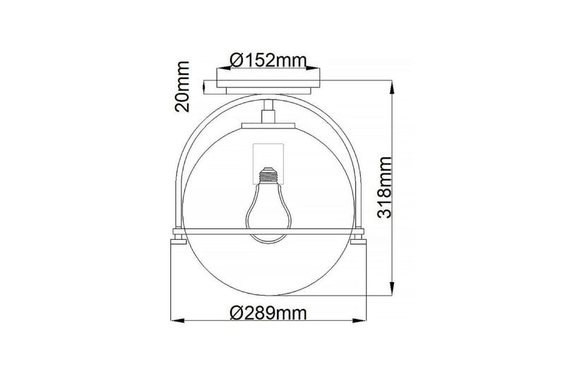 Somerset Hinkley Taklampa - Black - Belysning & el - Inomhusbelysning & lampor - Sovrumslampa - Taklampa sovrum