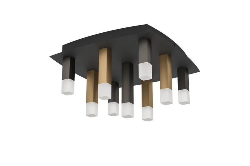 Takbelysning Eglo Estanterios Grå/Brun med 9 Lampor, undefined