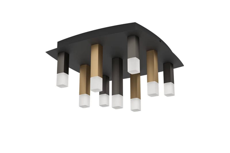 Takbelysning Eglo Estanterios Grå/Brun med 9 Lampor, undefined