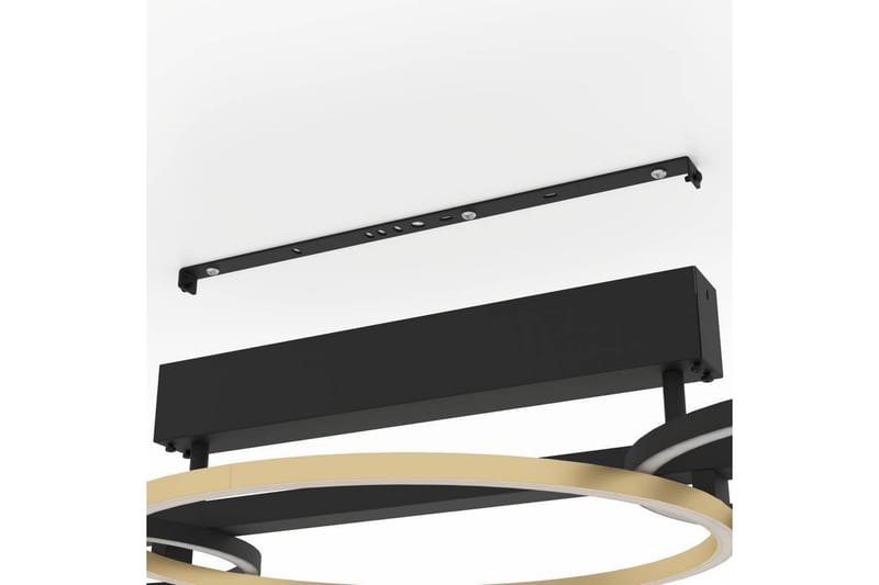 Takbelysning Eglo Lanacera Svart/Guld - Belysning & el - Inomhusbelysning & lampor - Sovrumslampa - Taklampa sovrum