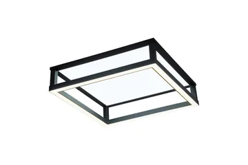 Takbelysning Eglo Macellara Svart/Vit 45x45 cm - Belysning & el - Inomhusbelysning & lampor - Sovrumslampa - Taklampa sovrum