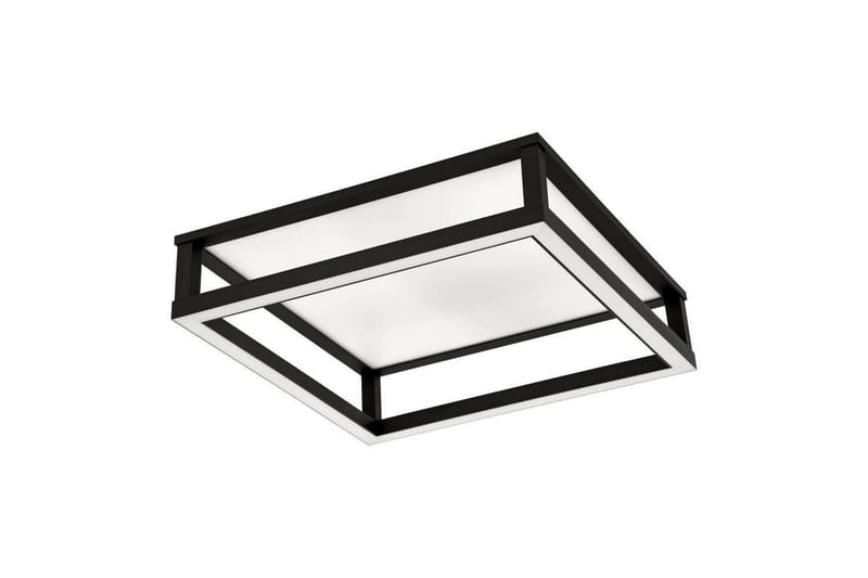 Takbelysning Eglo Macellara Svart/Vit 45x45 cm - Belysning & el - Inomhusbelysning & lampor - Sovrumslampa - Taklampa sovrum
