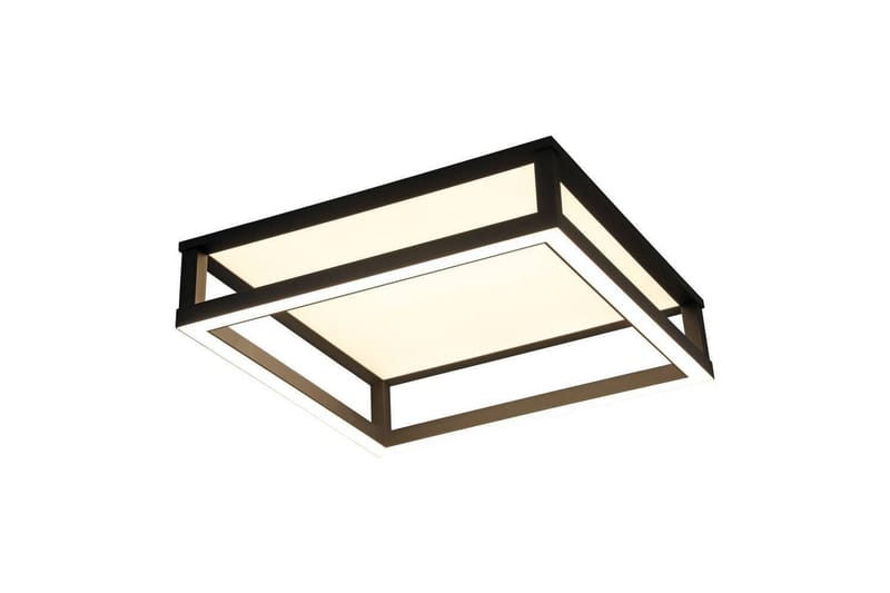 Takbelysning Eglo Macellara Svart/Vit 45x45 cm - Belysning & el - Inomhusbelysning & lampor - Sovrumslampa - Taklampa sovrum
