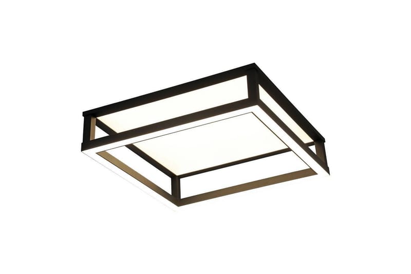 Takbelysning Eglo Macellara Svart/Vit 45x45 cm - Belysning & el - Inomhusbelysning & lampor - Sovrumslampa - Taklampa sovrum