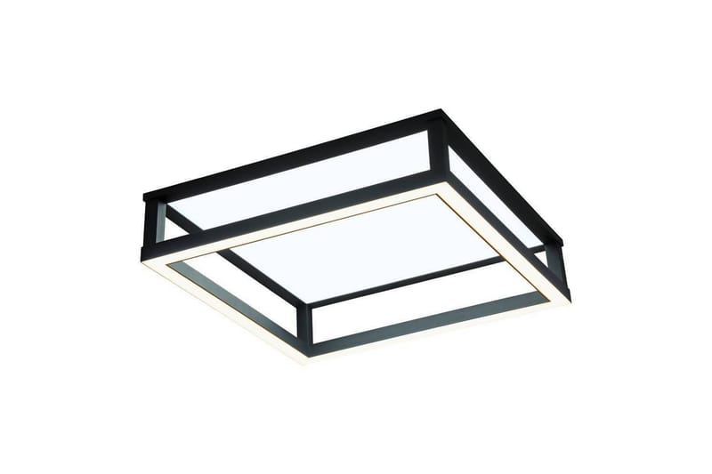 Takbelysning Eglo Macellara Svart/Vit 45x45 cm - Belysning & el - Inomhusbelysning & lampor - Sovrumslampa - Taklampa sovrum