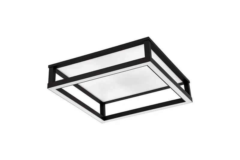 Takbelysning Eglo Macellara Svart/Vit 45x45 cm, undefined