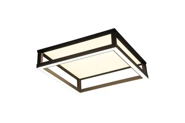 Takbelysning Eglo Macellara Svart/Vit 45x45 cm - Belysning & el - Inomhusbelysning & lampor - Sovrumslampa - Taklampa sovrum