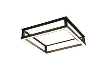 Takbelysning Eglo Macellara Svart/Vit 45x45 cm - Belysning & el - Inomhusbelysning & lampor - Sovrumslampa - Taklampa sovrum