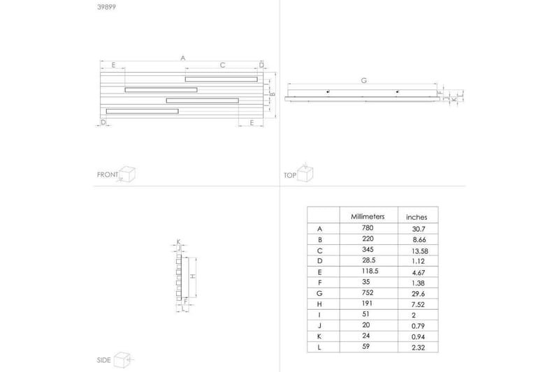 Takbelysning Eglo Marreira Trä - Belysning & el - Inomhusbelysning & lampor - Sovrumslampa - Taklampa sovrum