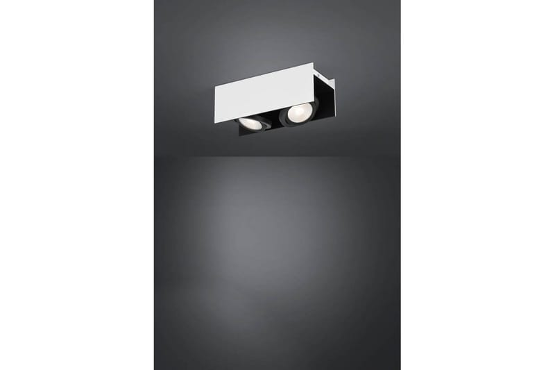 Takbelysning Eglo Vidago Vit/Svart 2 Lampor - 2 Lampor - Belysning & el - Inomhusbelysning & lampor - Sovrumslampa - Taklampa sovrum