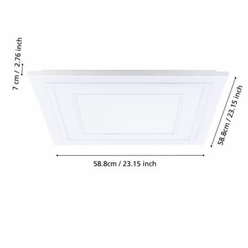 Taklampa Albarca - 588x588 mm - Belysning & el - Inomhusbelysning & lampor - Sovrumslampa - Taklampa sovrum