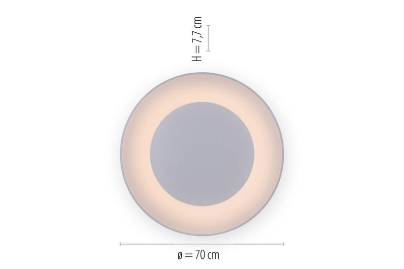 Taklampa Anika - Vit - Belysning & el - Inomhusbelysning & lampor - Sovrumslampa - Taklampa sovrum