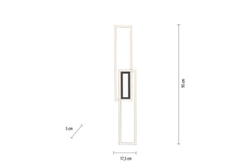 Taklampa Asmin - 17,9x5x95 cm - Belysning & el - Inomhusbelysning & lampor - Sovrumslampa - Taklampa sovrum