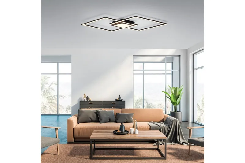 Taklampa Asmin - 37x5,2x106 cm - Belysning & el - Inomhusbelysning & lampor - Sovrumslampa - Taklampa sovrum